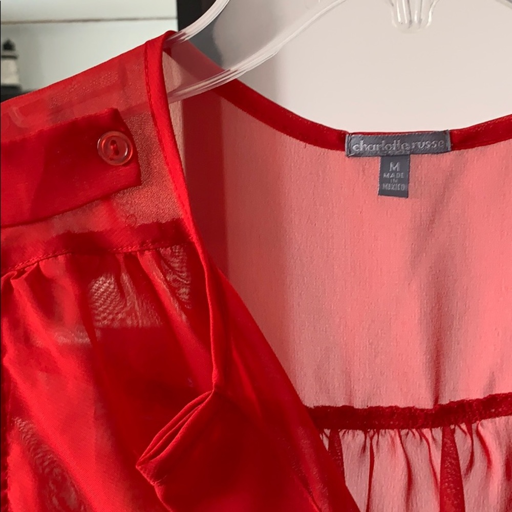 Red blouse - Picture 2 of 2